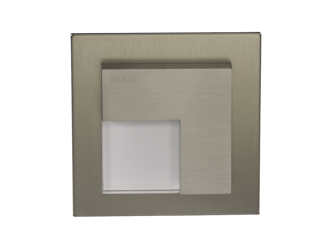 Svítidlo LED do krabice pod omítku LEDIX TIMO 230V AC, kartáčovaná ocel, teplá bílá, IP20