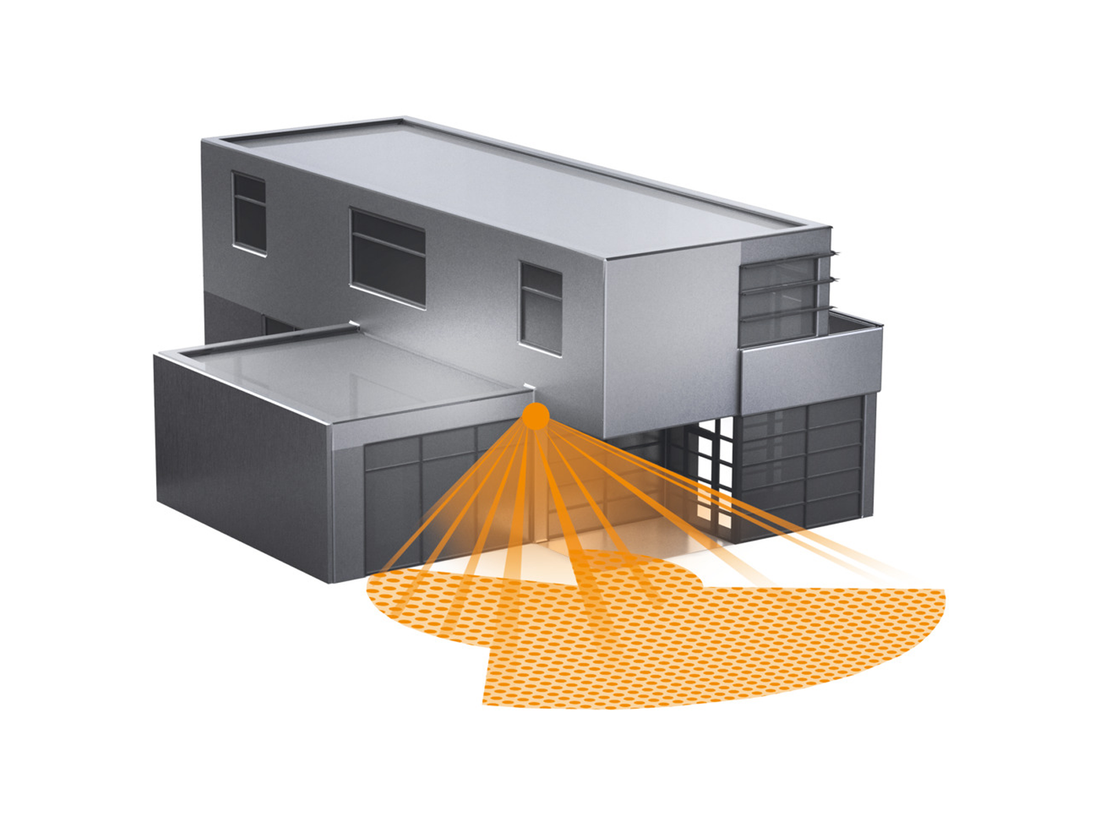 Nástěnný infračervený senzor pohybu sensIQ S bílý