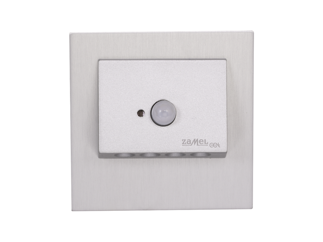 Svítidlo LED se senzorem do KU krabice LEDIX NAVI 14V DC, hliník, studená bílá, IP20