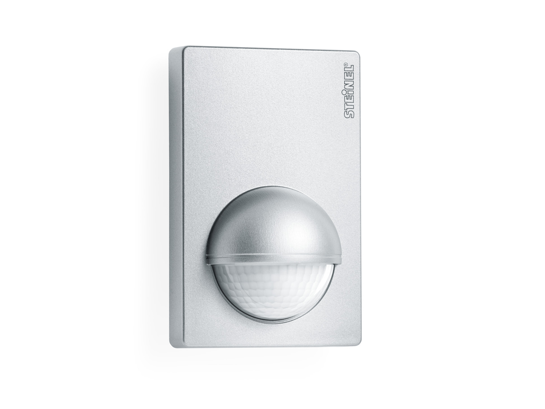 Nástěnný infračervený senzor pohybu IS 180-2 stříbrný