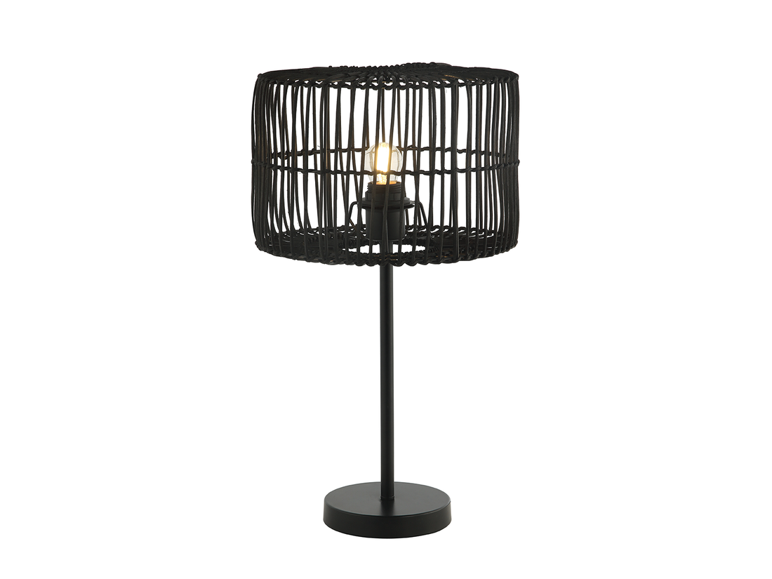 Stolní lampa rattan, 1xE27, 52cm