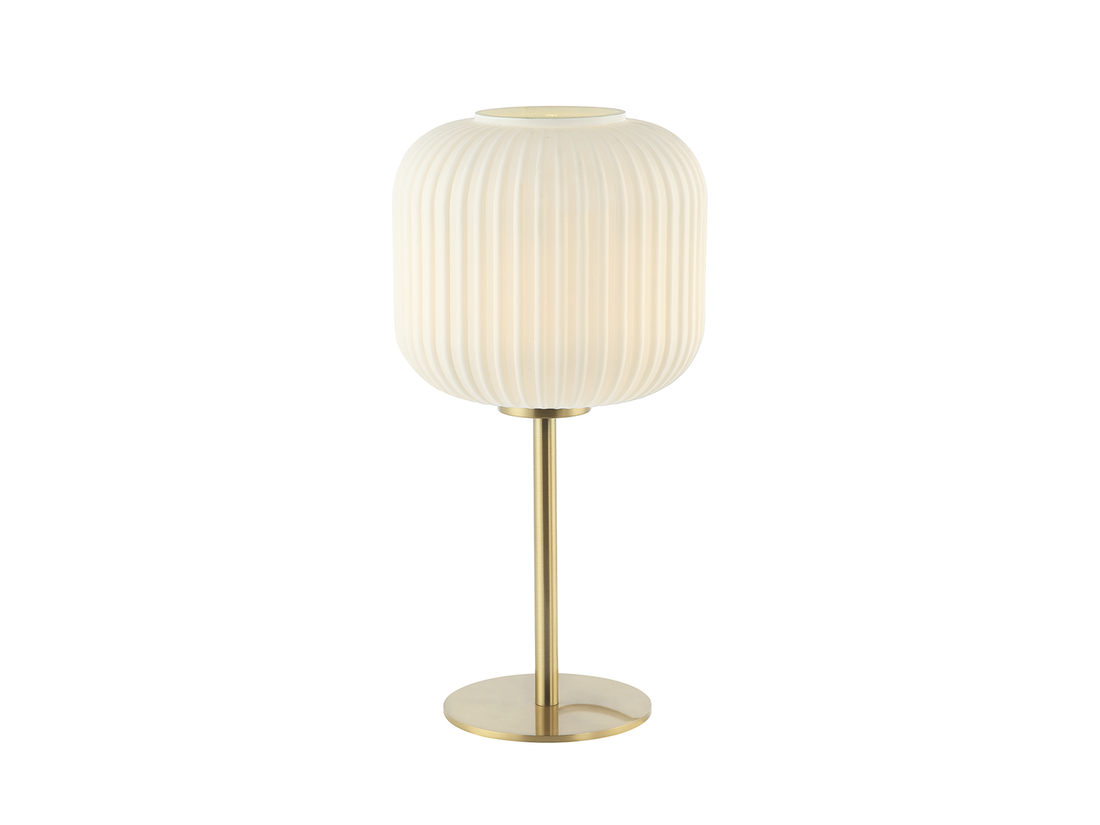 Stolní lampa zlatá, 1xE27, 40cm