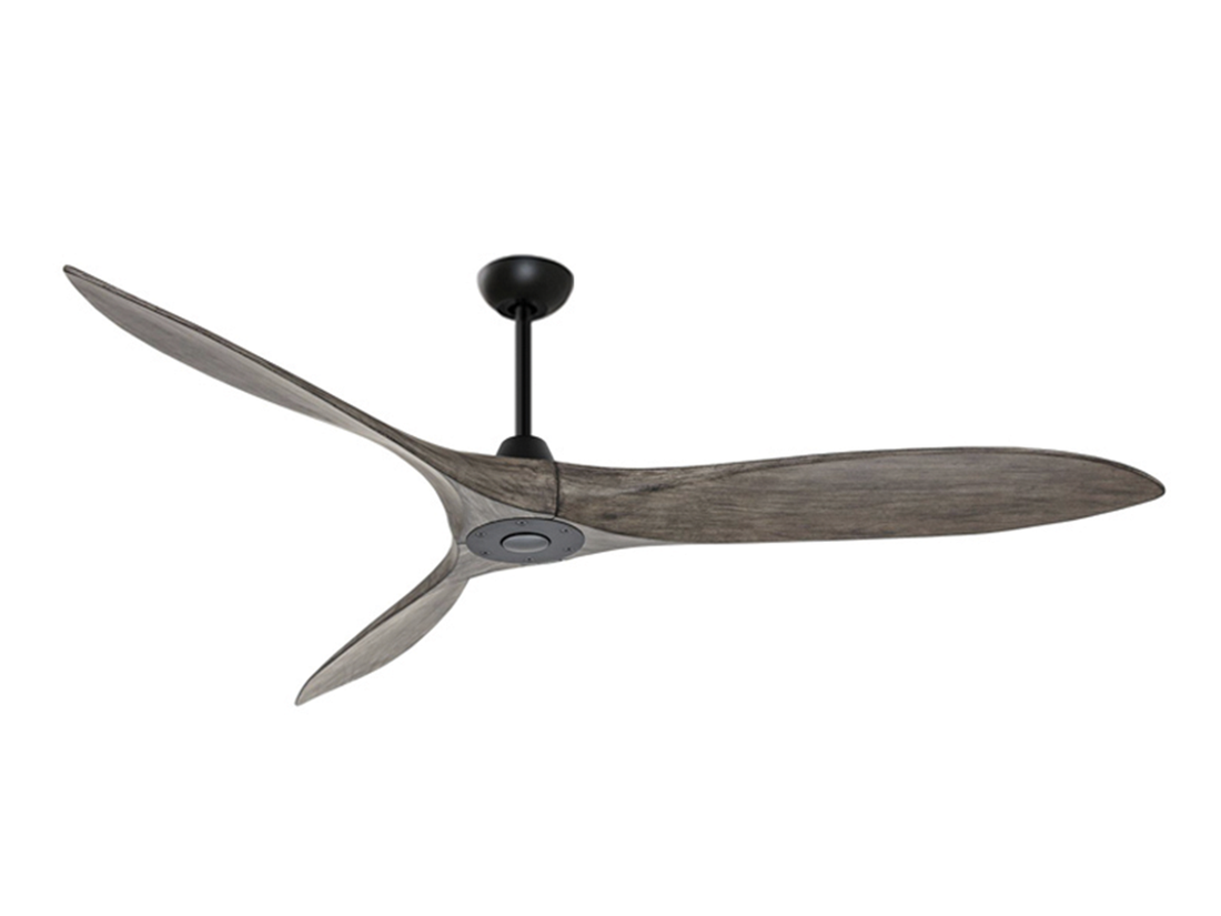 Stropní reverzní DC ventilátor, matně černý, ø152cm