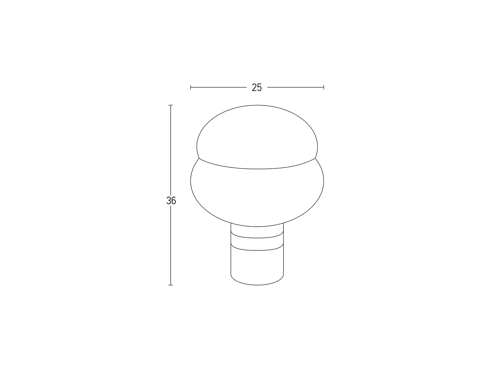 Stolní lampa z betonu, černá, 1xE27, 36cm