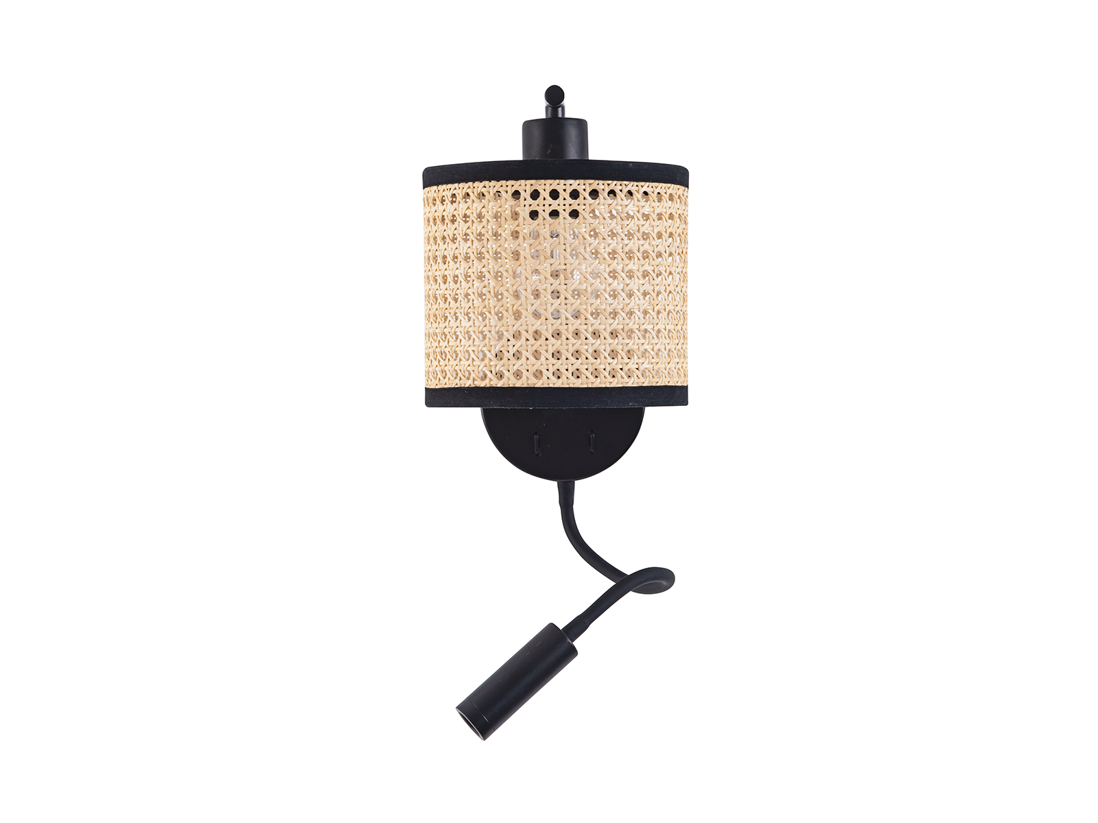 Nástěnné svítidlo přírodní, 3W LED, 1xE27, ø15cm