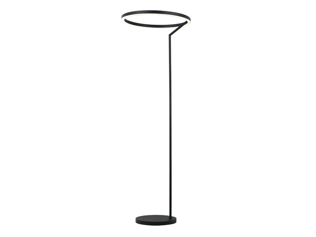 Stojací LED lampa černá, 30W, 3000K, 175cm