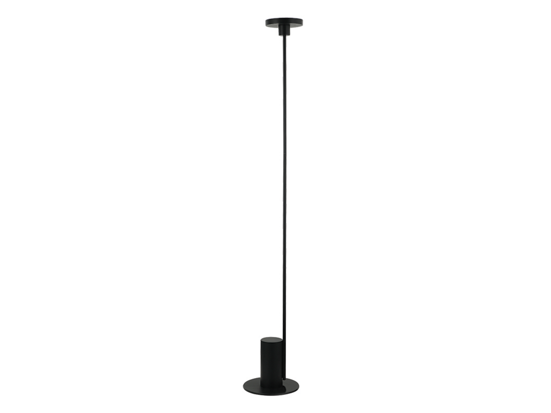 Stojací LED lampa černá, 12W, 3000K, 160cm
