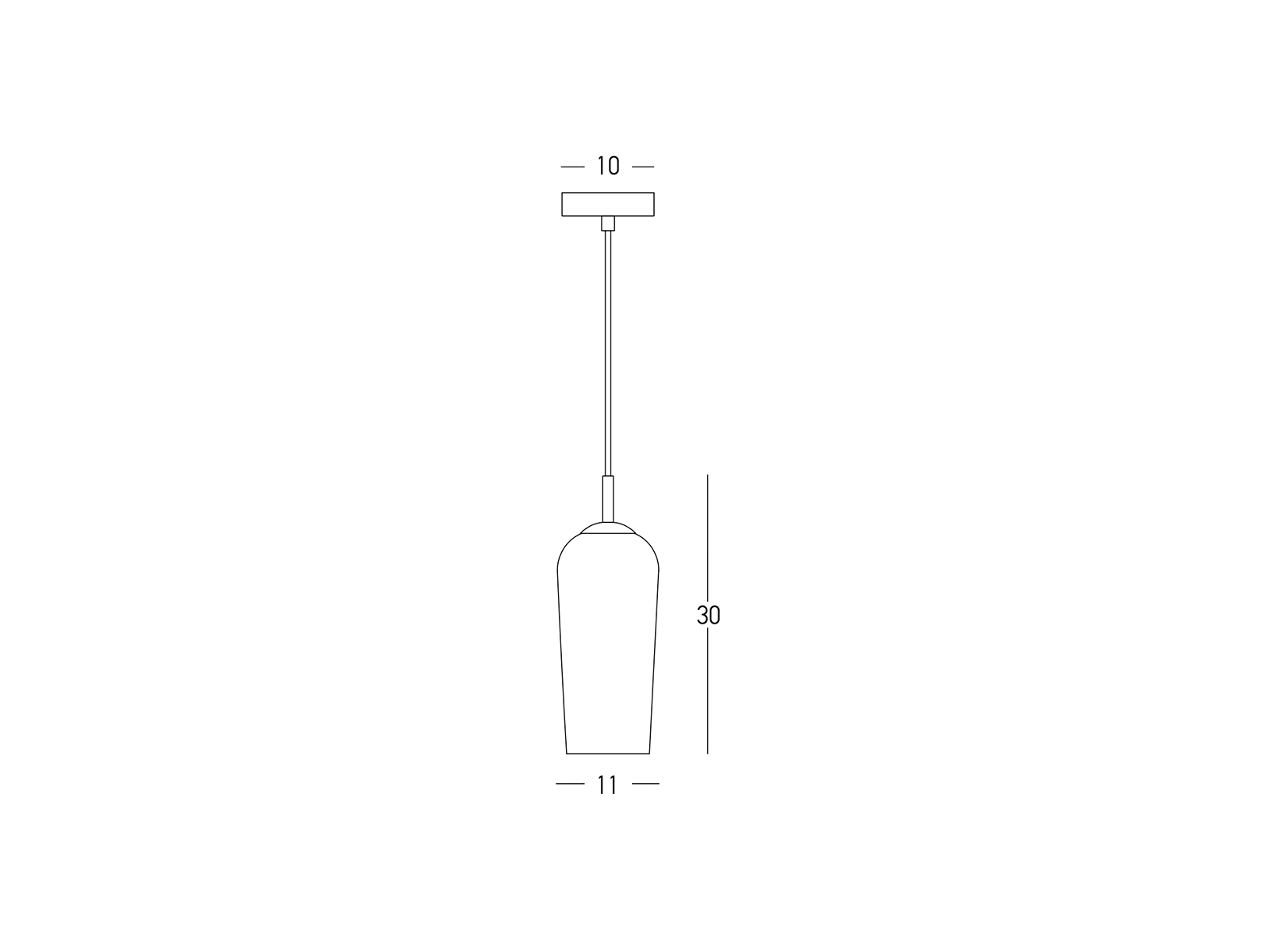 Závěsné svítidlo champagne, 1xE14, ø11cm