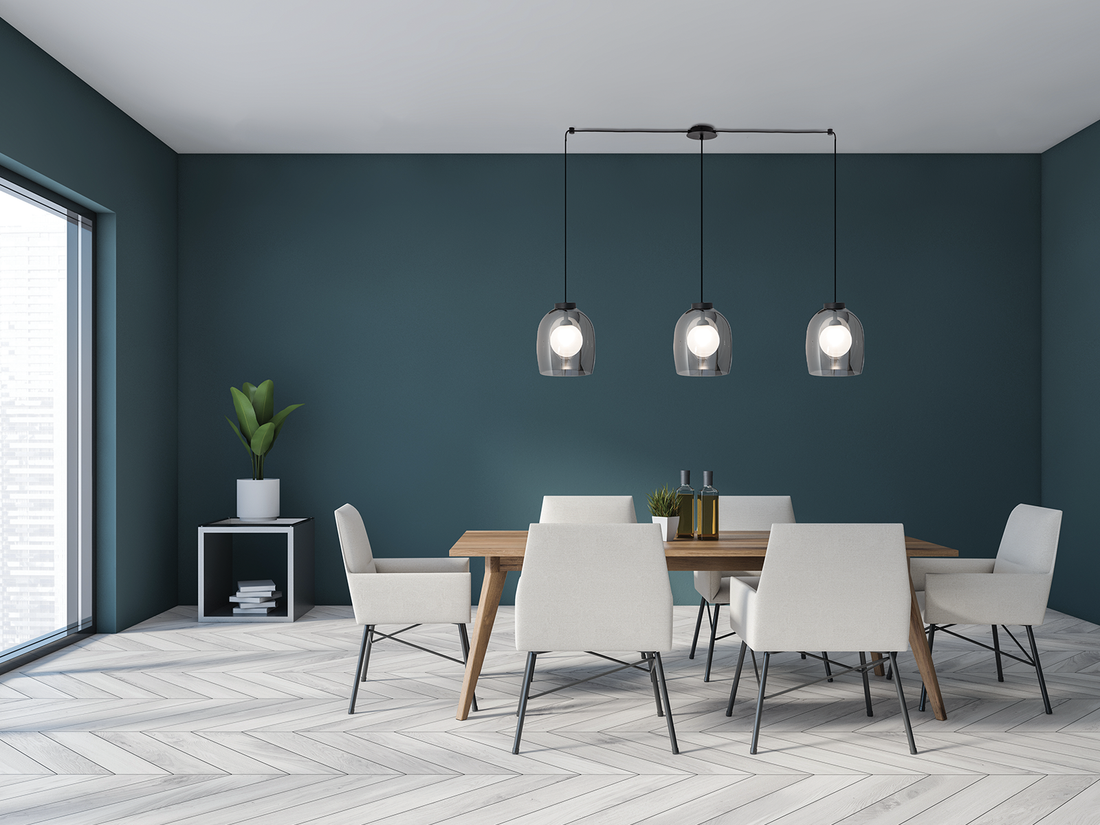 Závěsné svítidlo černé, 3xG9, 110cm