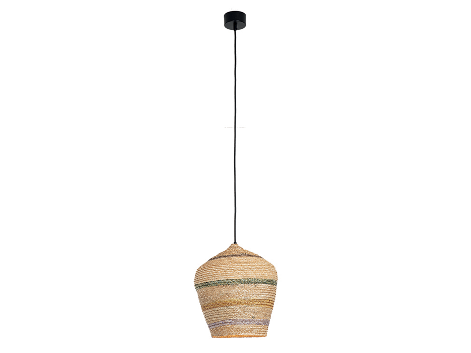 Závěsné svítidlo přírodní, 1xE27, 30cm