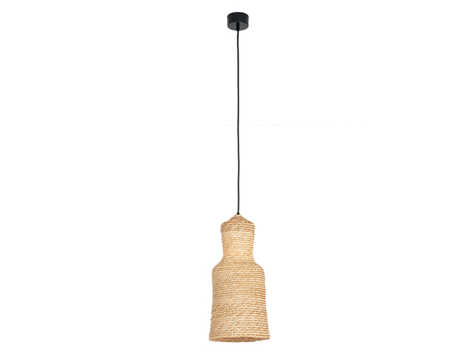 Závěsné svítidlo přírodní, 1xE27, ø22cm