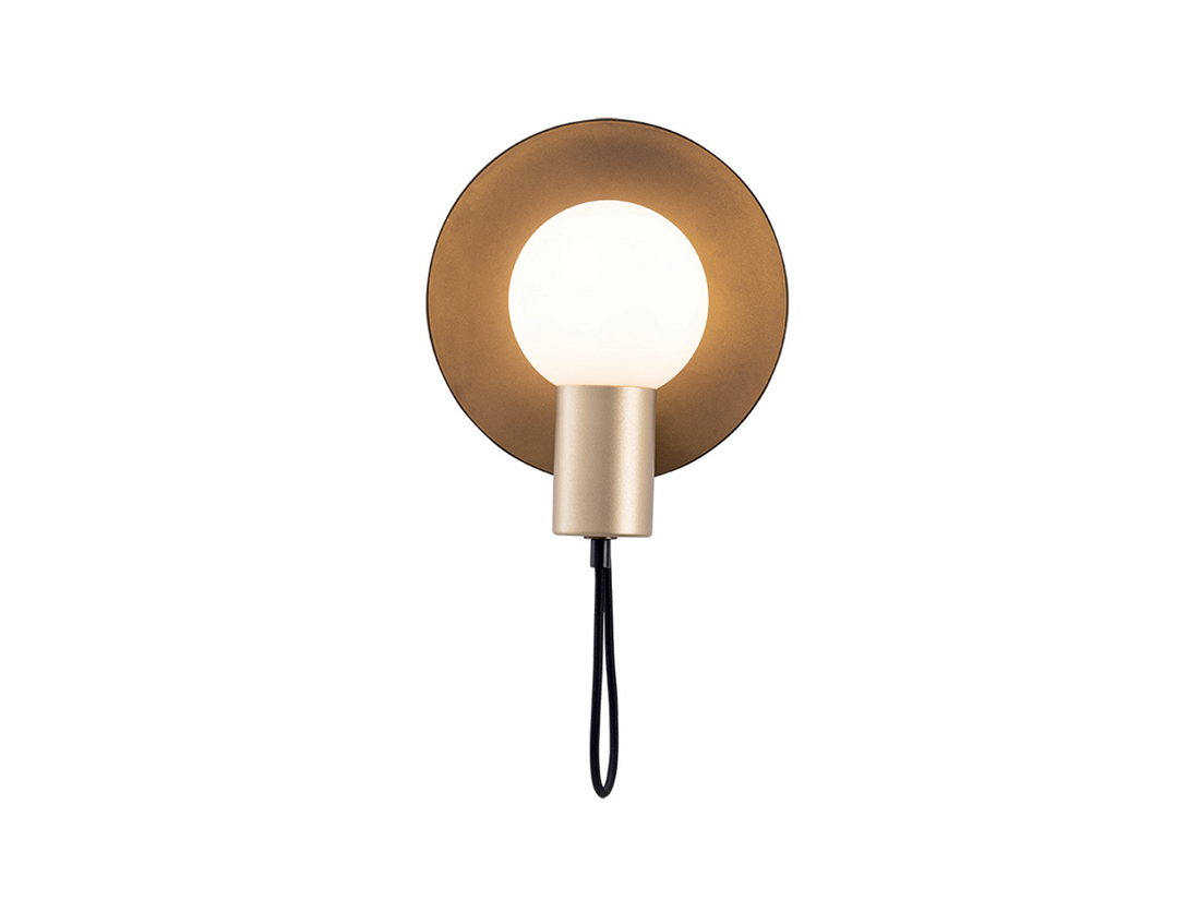 Nástěnné svítidlo bronz/zlaté, 1xG9, 30cm