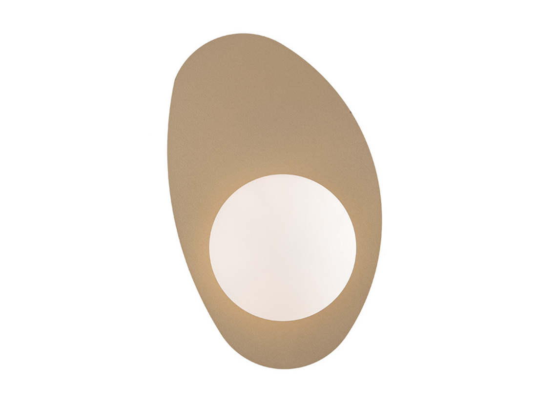 Nástěnné svítidlo zlaté, 1xE27, 50cm