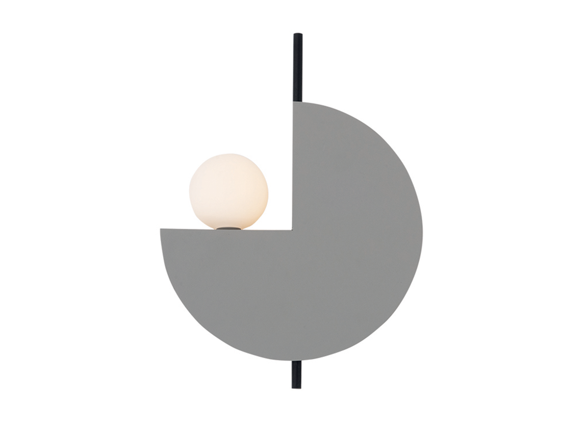 Nástěnné svítidlo šedé, 1xG9, 36cm