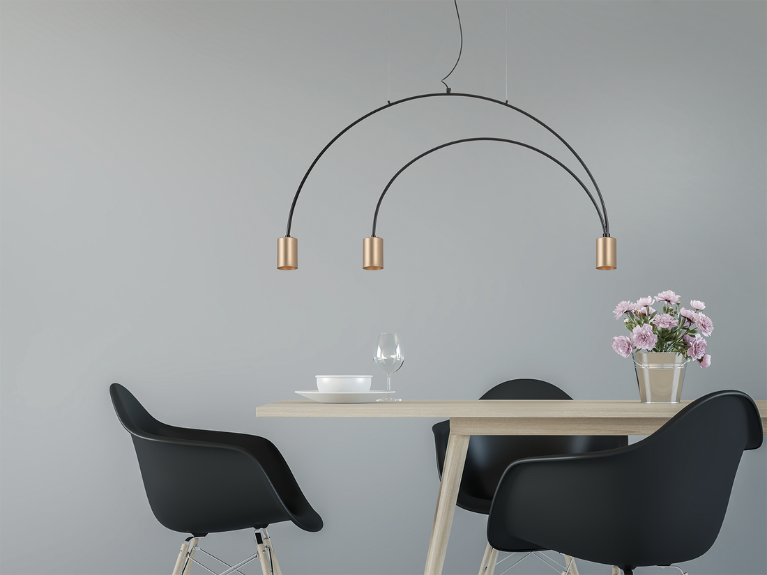 Závěsné svítidlo, 3xGU10, 100cm