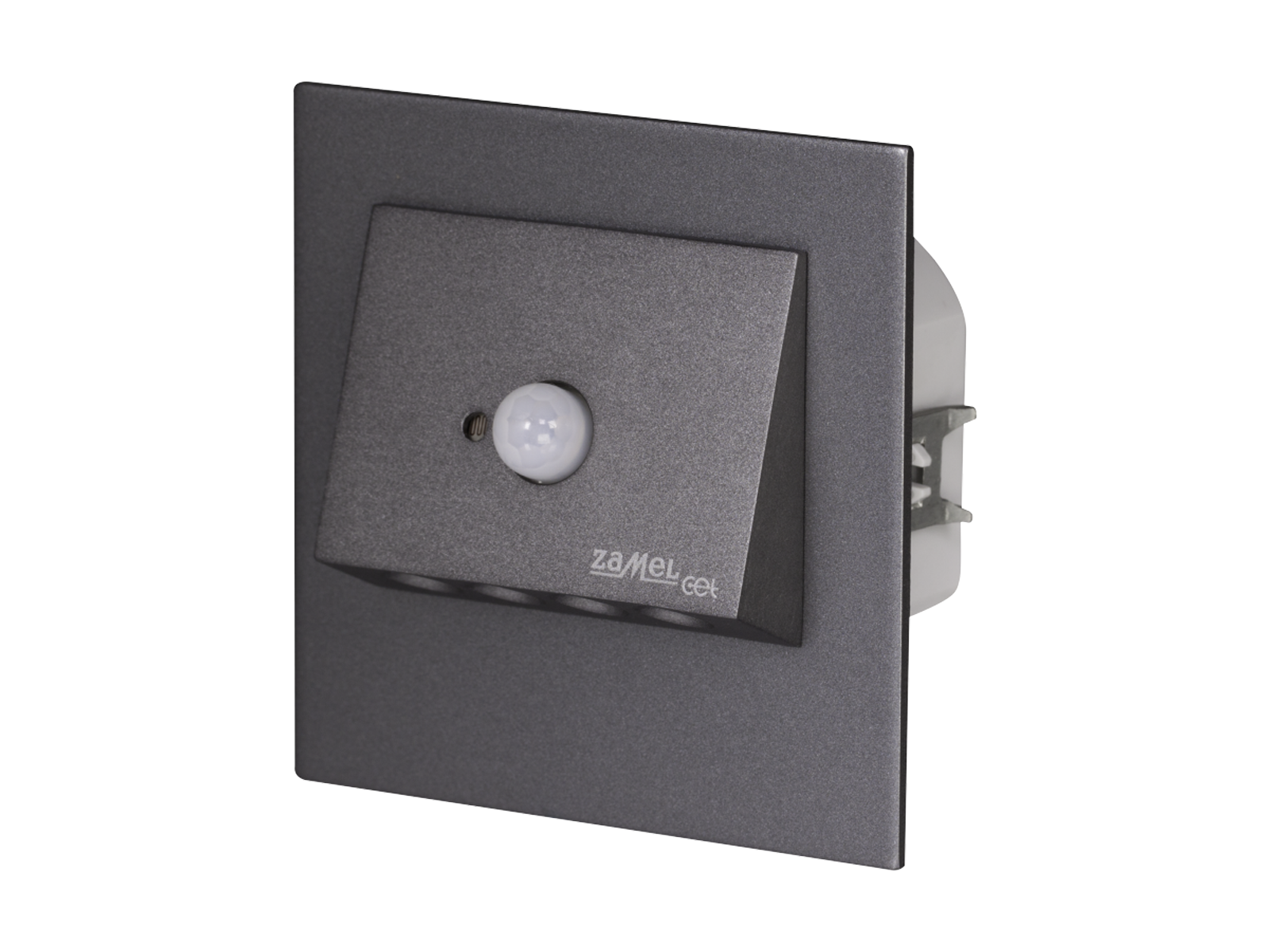 Svítidlo LED se senzorem do KU krabice LEDIX NAVI 14V DC, grafit, neutrální bílá, IP20