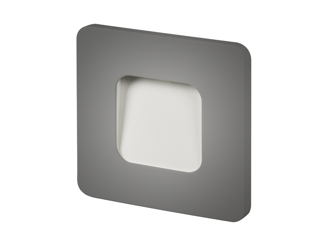 Svítidlo LED na omítku LEDIX TETI 12V DC, šedá, teplá bílá, IP20