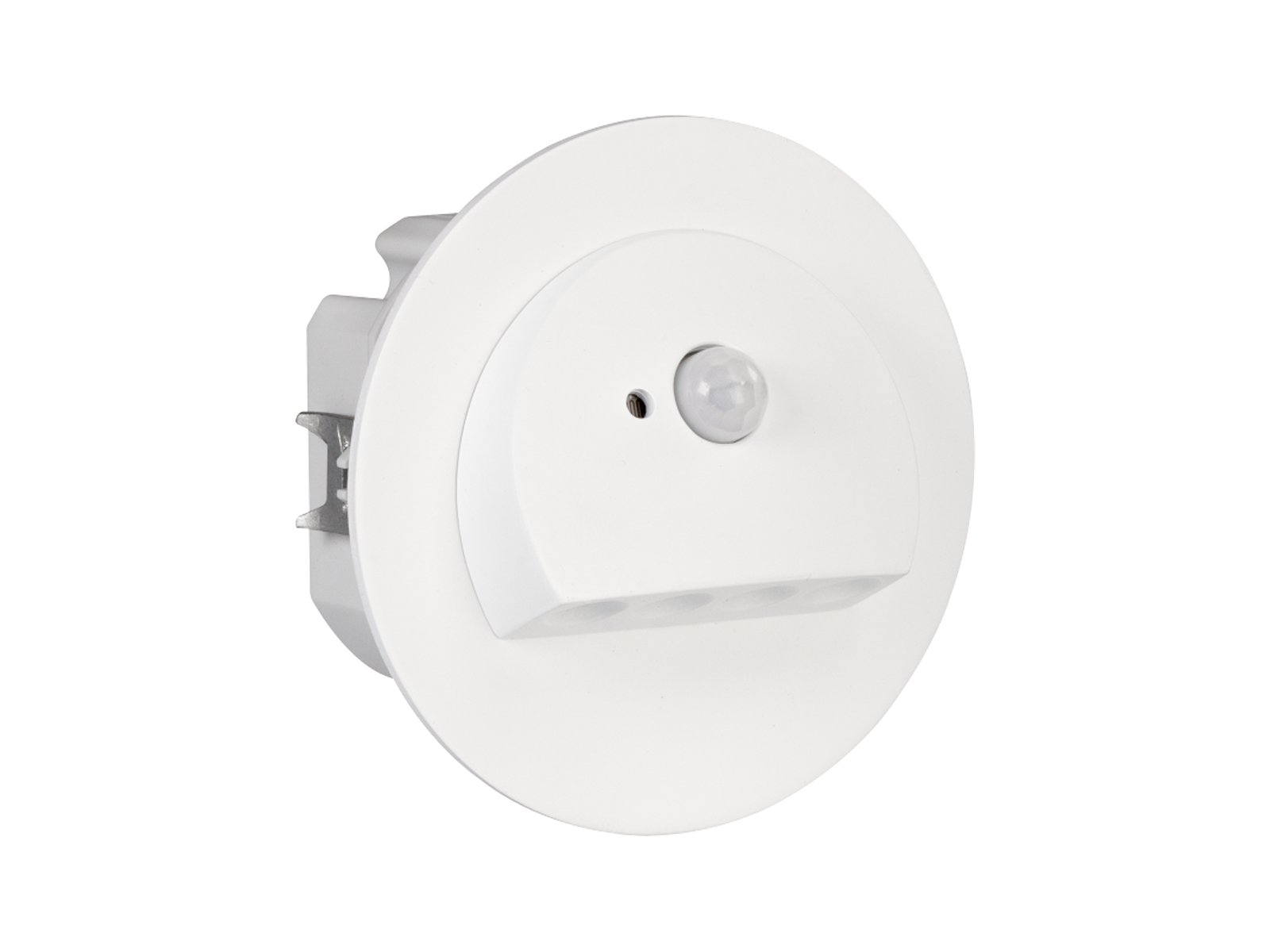 Svítidlo LED s pohybovým čidlem pod omítku LEDIX RUBI 230 V AC, bílá, neutrální bílá, IP20