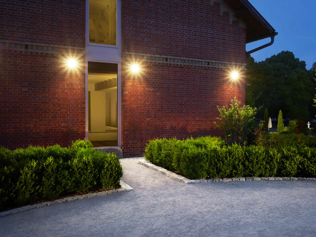 Nástěnný LED reflektor bez senzoru LS 300 černý, 29,5W, 4000K