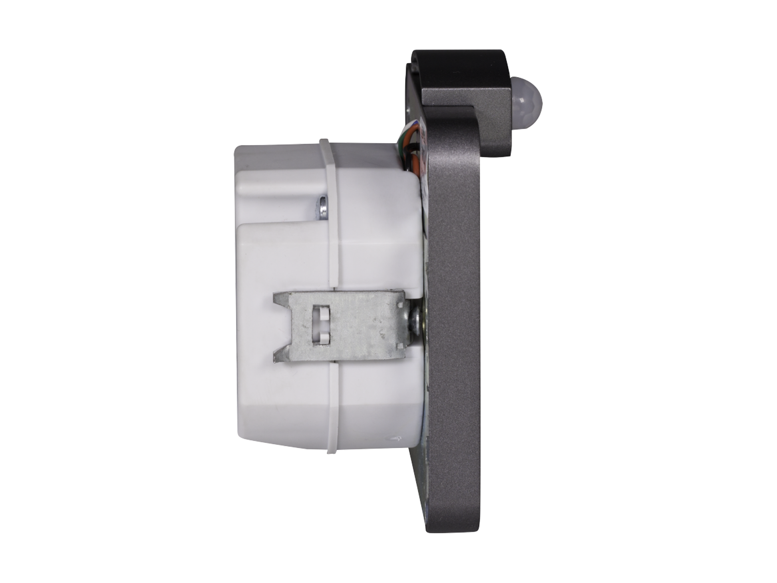 Svítidlo LED se senzorem do KU krabice LEDIX MOZA 14V DC, grafit, teplá bílá, IP20