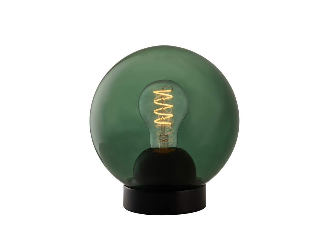 Stolní lampa Bubbles zelená, ø18cm