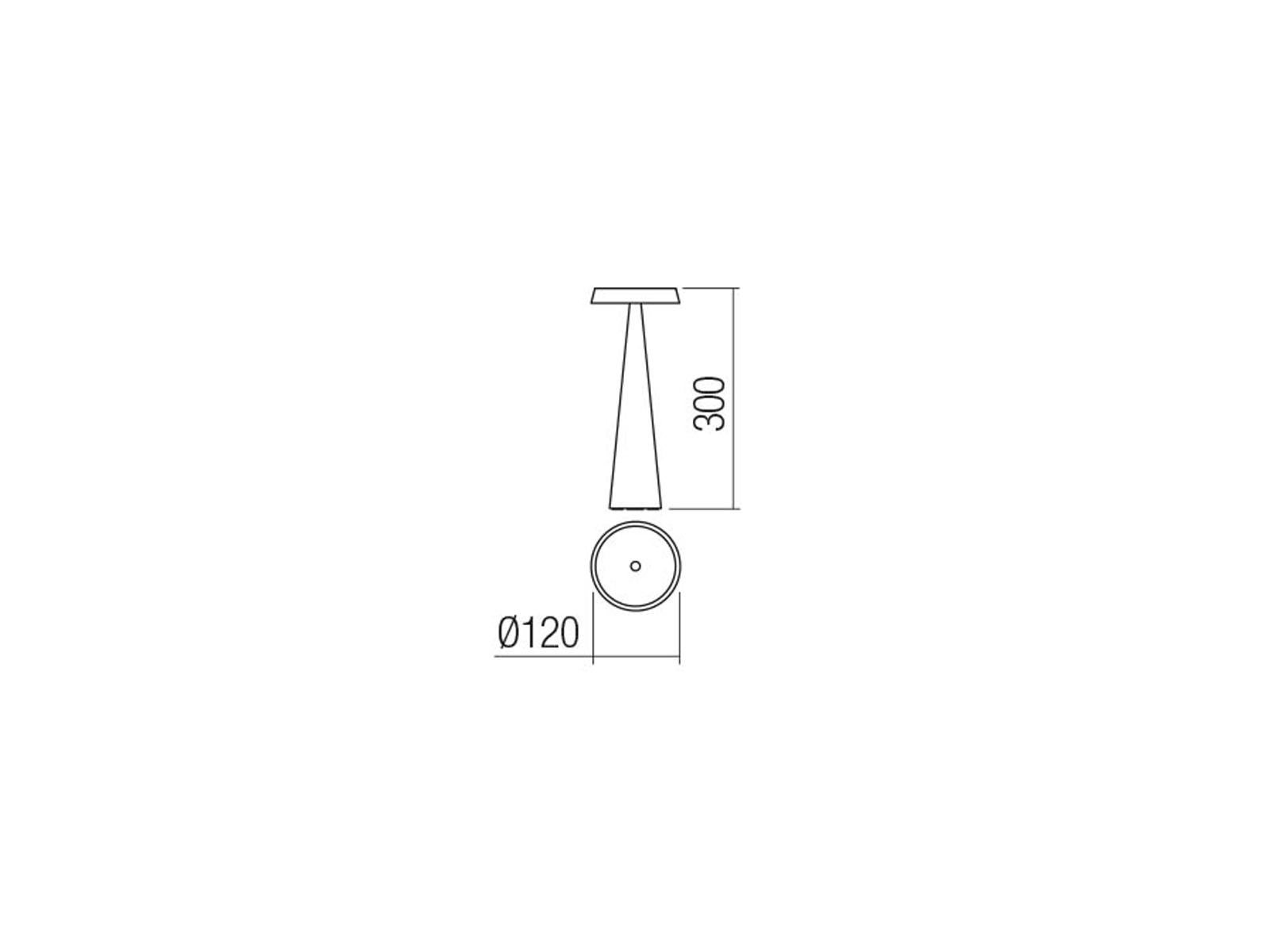 Stolní LED lampa Tao fialovo-červená, 2,5W, 2700/3000K, 30cm