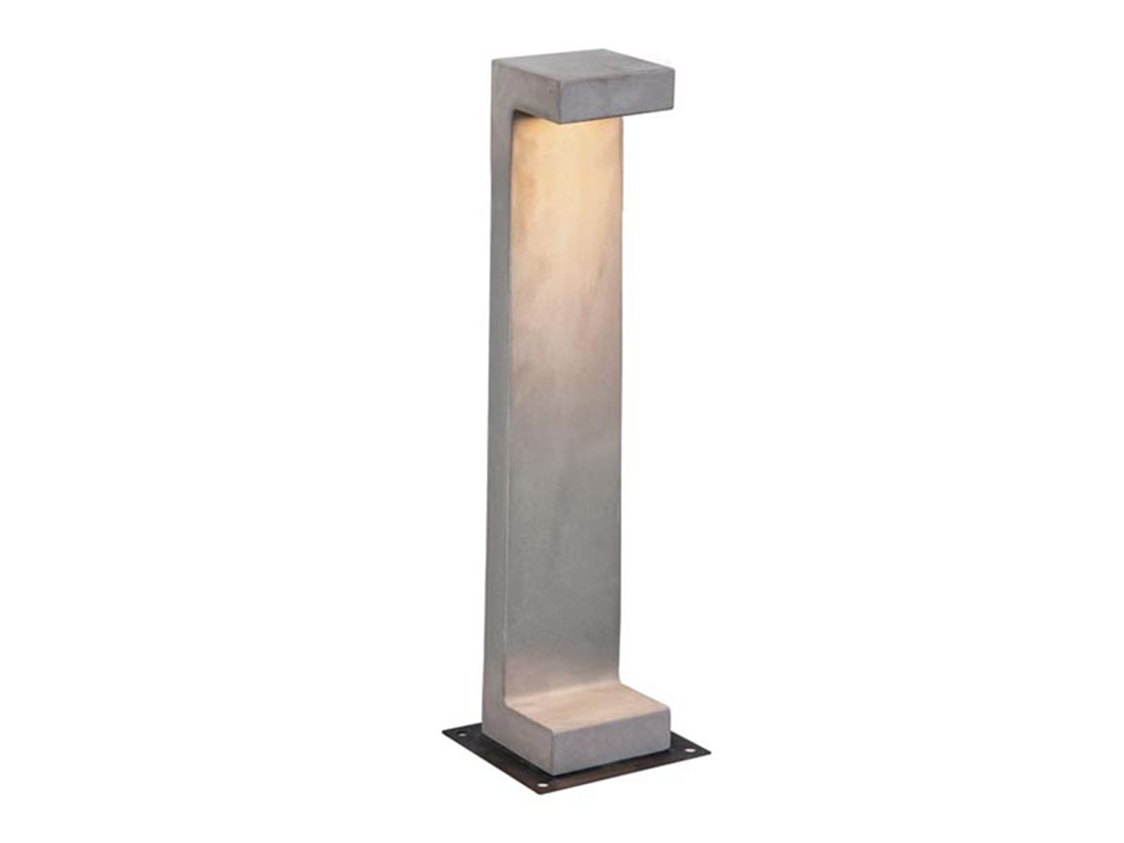 Zahradní stojací LED svítidlo z betonu, 8W, 3000K, 70cm