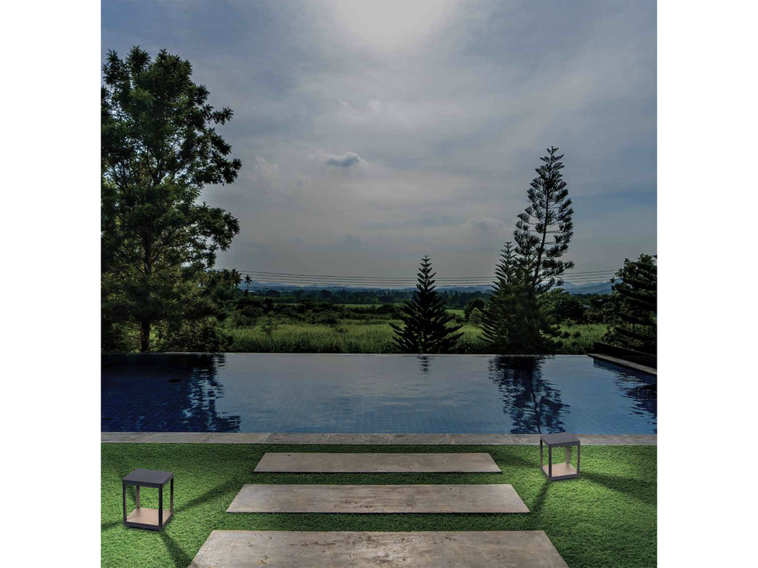 Stojací LED svítidlo grafit, 7W, 3000K, 23cm