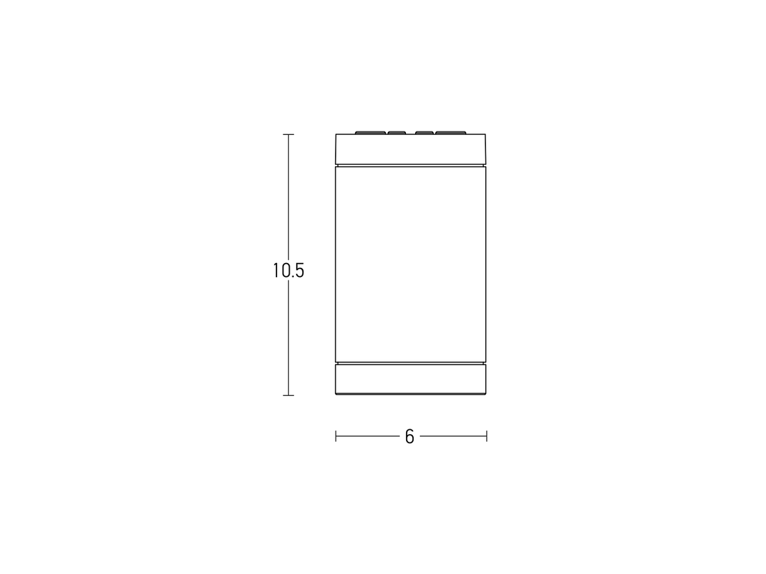 Stropní svítidlo pískově bílé, 1xGU10, 10,5cm