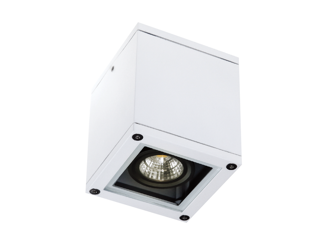 Stropní svítidlo pískově bílé, 1xGU10, 10cm