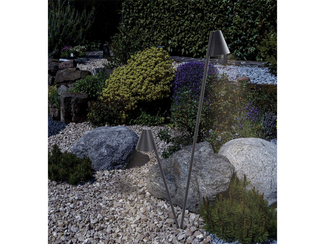 Zahradní bodové svítidlo s hrotem grafit, 1xGU10, 60cm