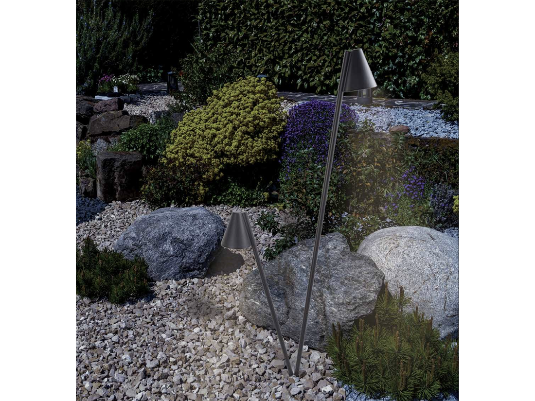 Zahradní bodové svítidlo s hrotem grafit, 1xGU10, 100cm