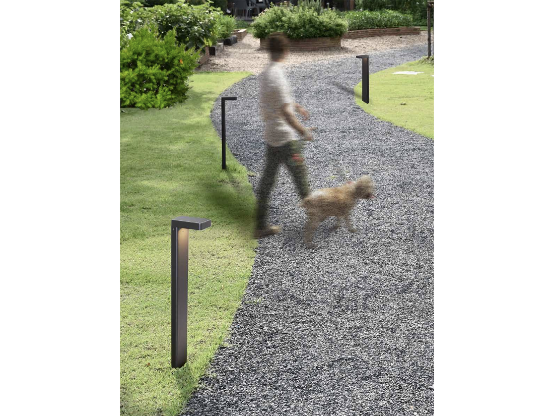 Stojací LED svítidlo grafit, 7W, 3000K, 65cm