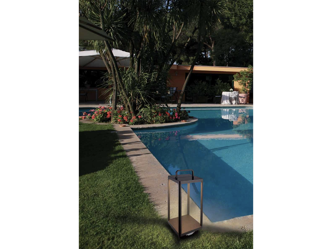 Solární LED svítidlo grafit, 3W, 3000K, 51cm