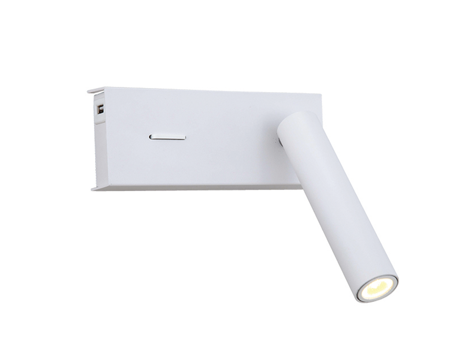 Nástěnné LED svítidlo pískově bílé, 3W, 3000K, 16,5cm