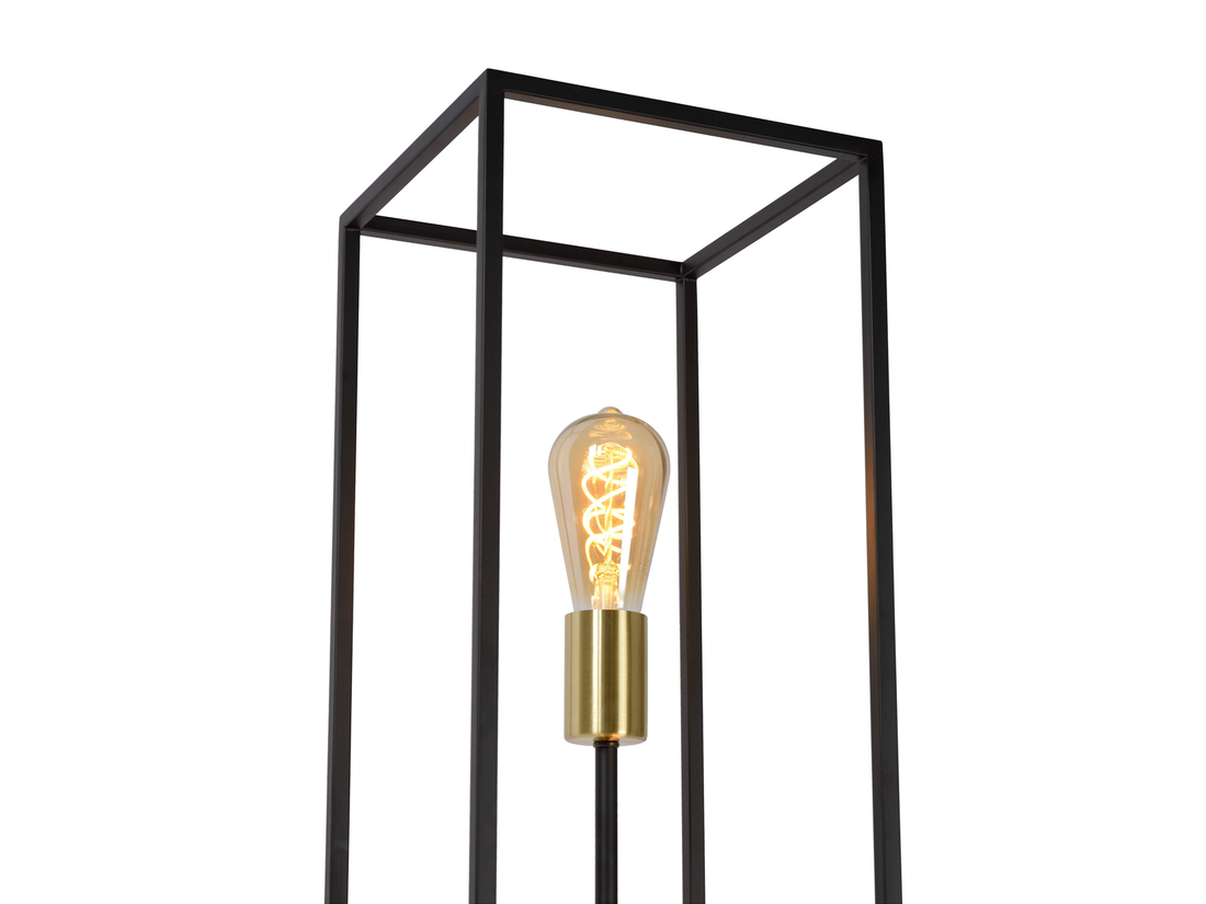 Stojací lampa Ruben, černá, 3xE27, 120cm