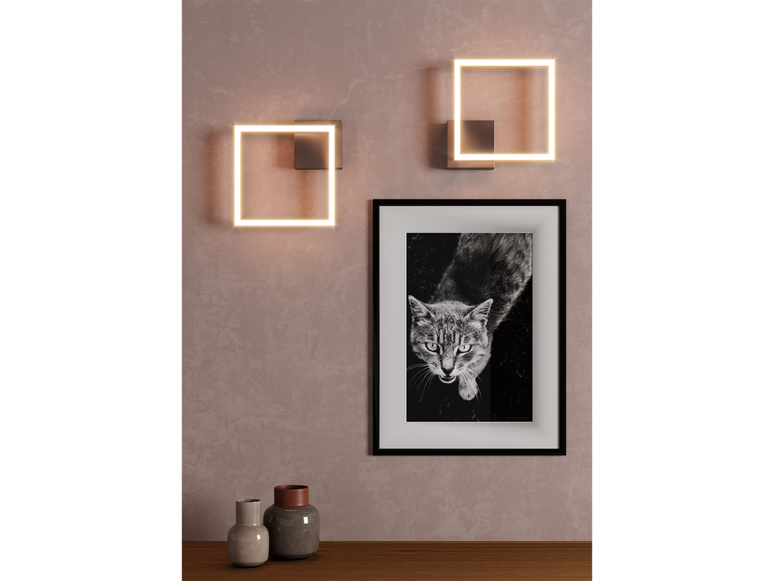 Stropní/nástěnné LED svítidlo Klee, matně zlaté, 21W, 3000K, 29cm