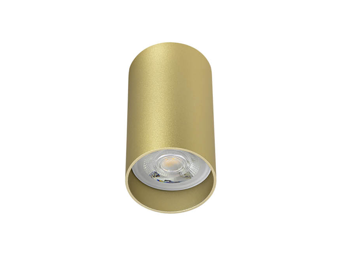 Stropní svítidlo Axis, matně zlaté, 1xGU10, 10,3cm