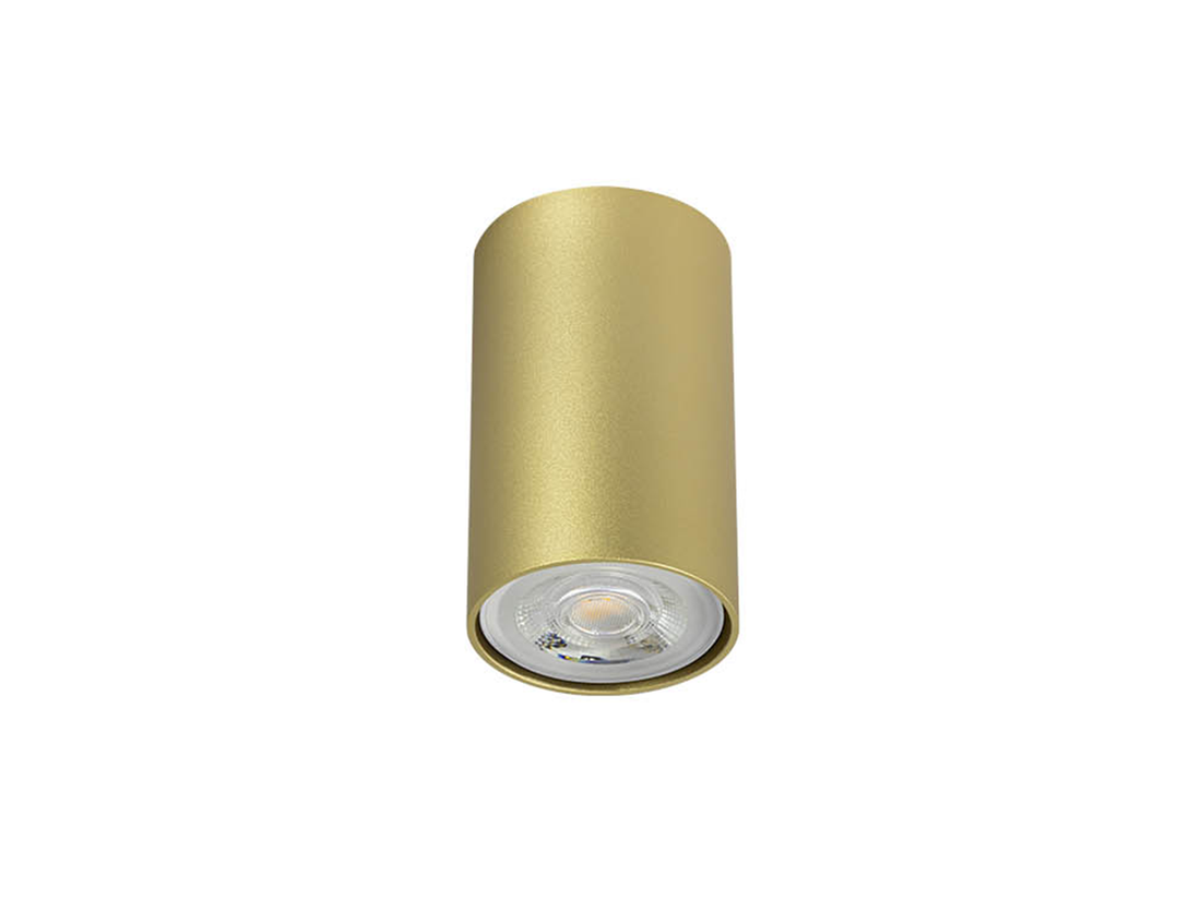 Stropní svítidlo Axis, matně zlaté, 1xGU10, 9,2cm