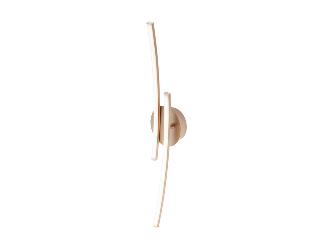 Stropní LED svítidlo Yuno, matná bronz, 14W, 3000K, 61cm