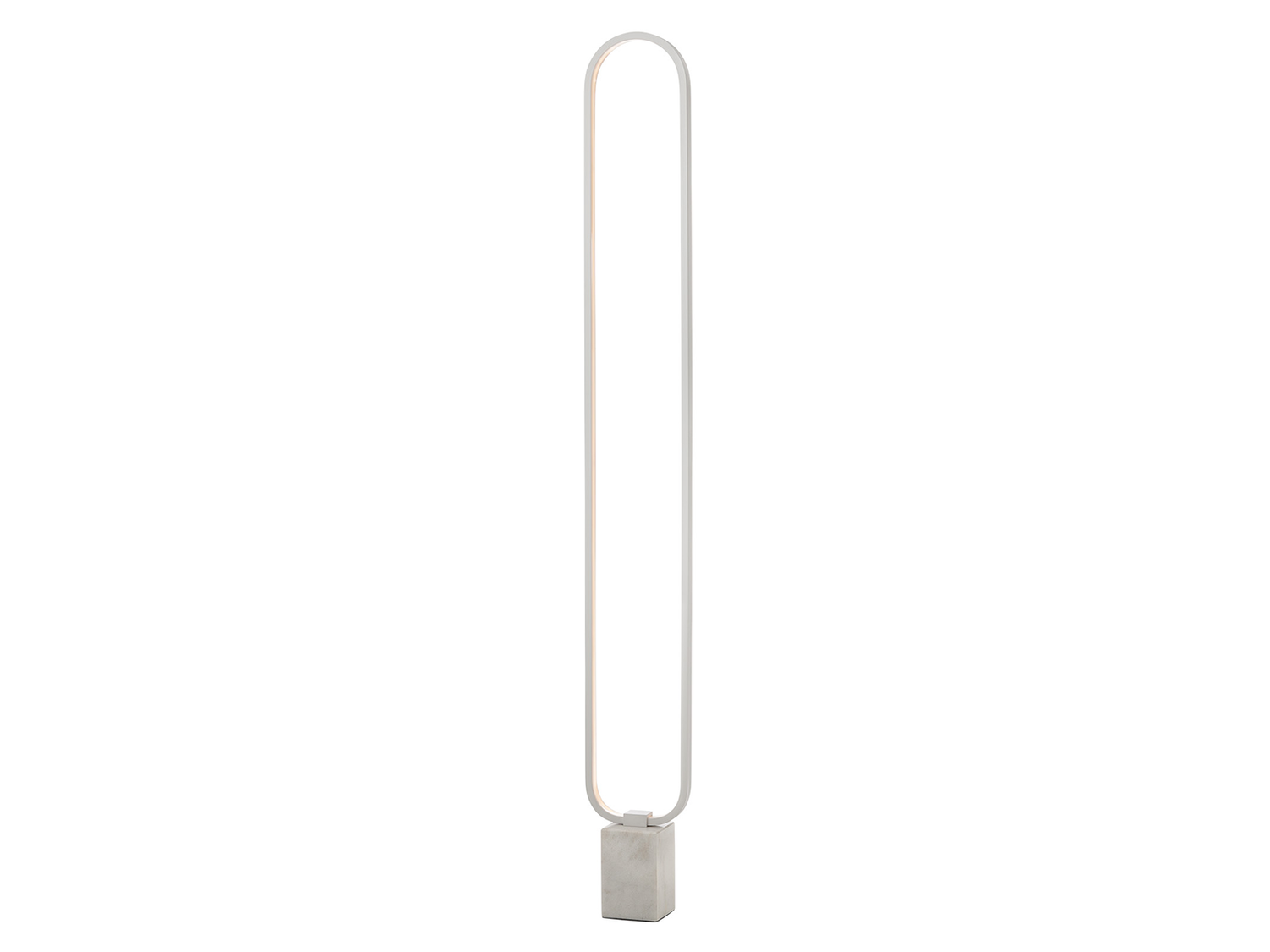 Stojací LED lampa Ado, pískově bílá, 24W, 3000K, 149cm