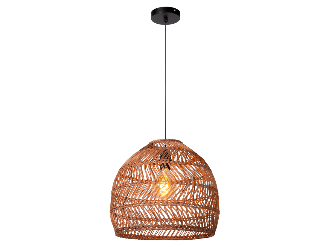 Závěsné svítidlo Moloko, okrově žluté, E27, ø40cm
