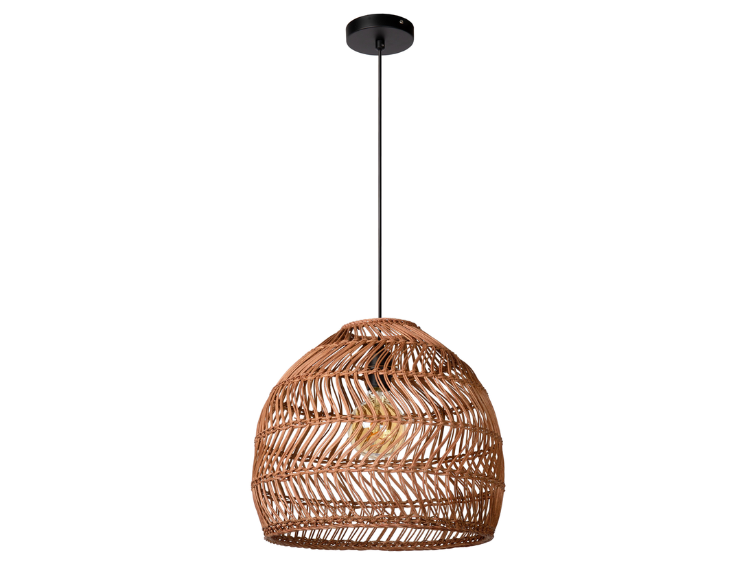 Závěsné svítidlo Moloko, okrově žluté, E27, ø40cm