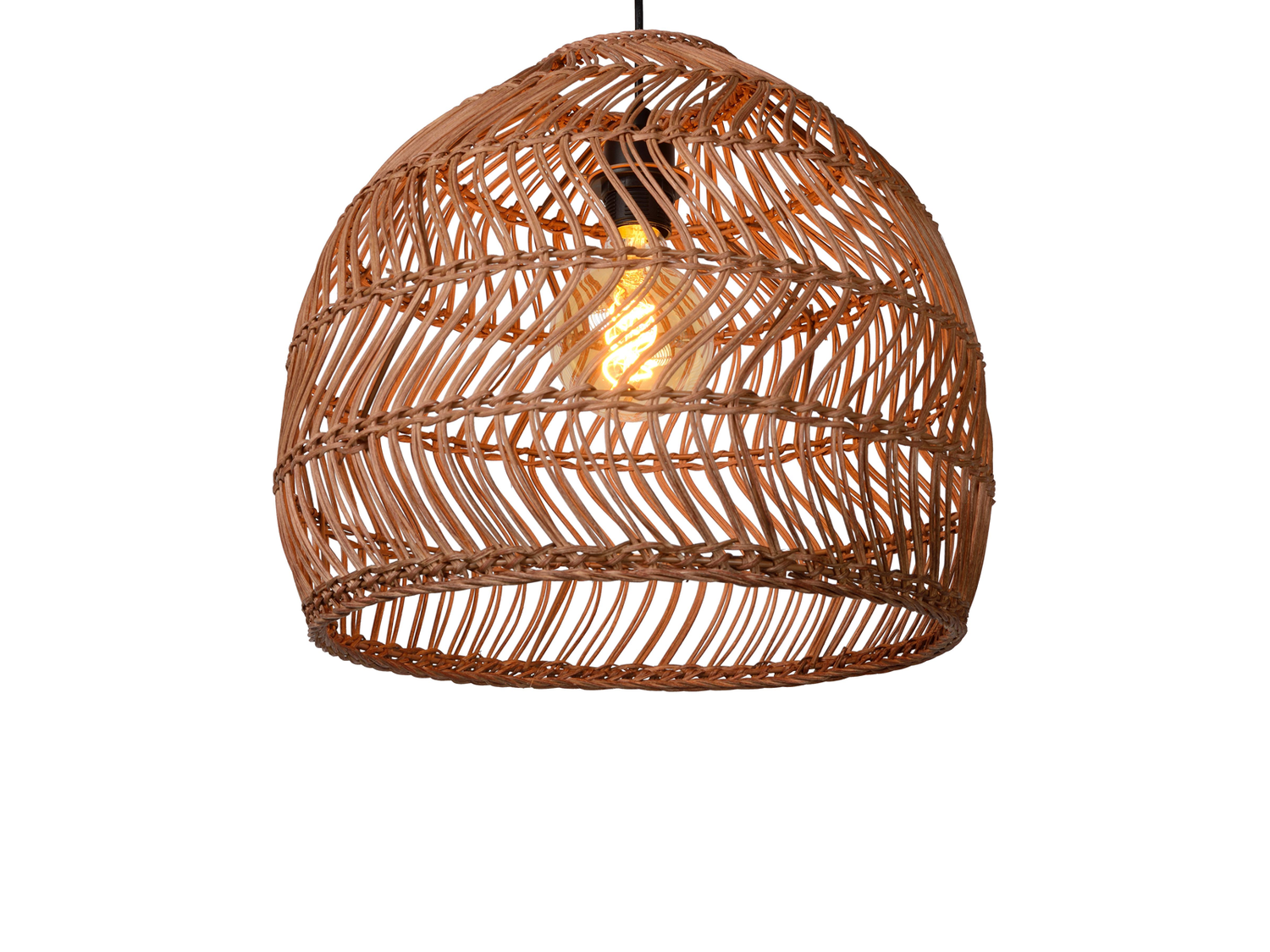 Závěsné svítidlo Moloko, okrově žluté, E27, ø40cm