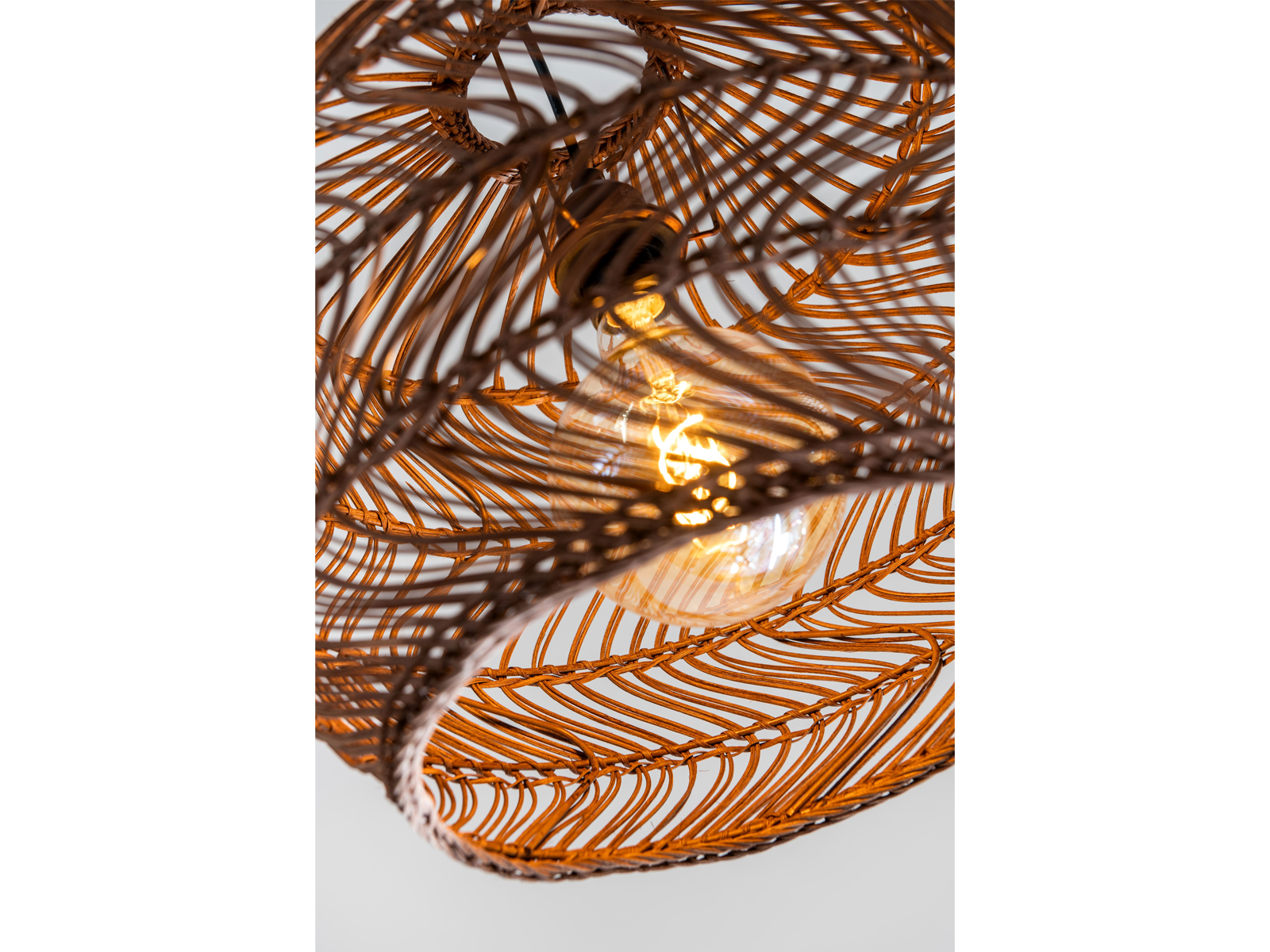 Závěsné svítidlo Moloko, okrově žluté, E27, ø40cm