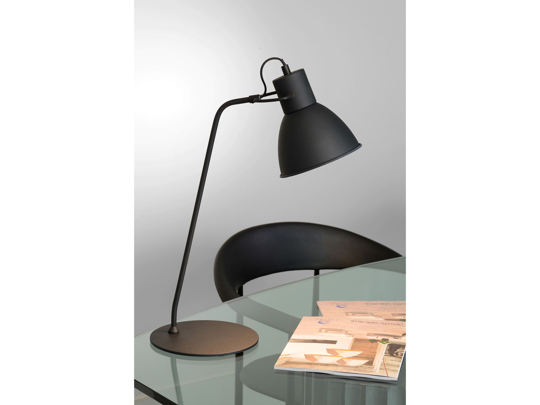 Stolní lampa Shadi, černá, E14, 50cm