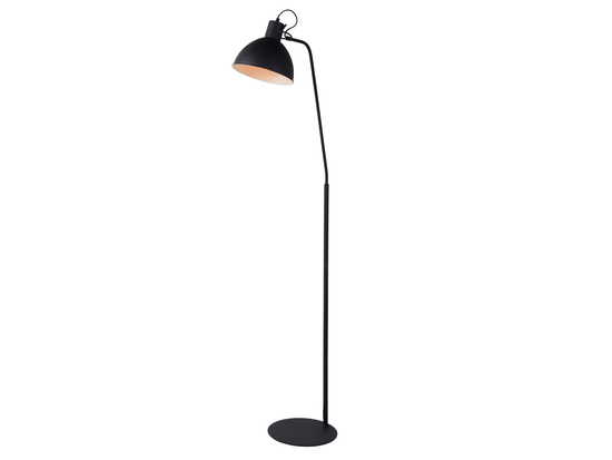 Stojací lampa Shadi, černá, E27, 160cm