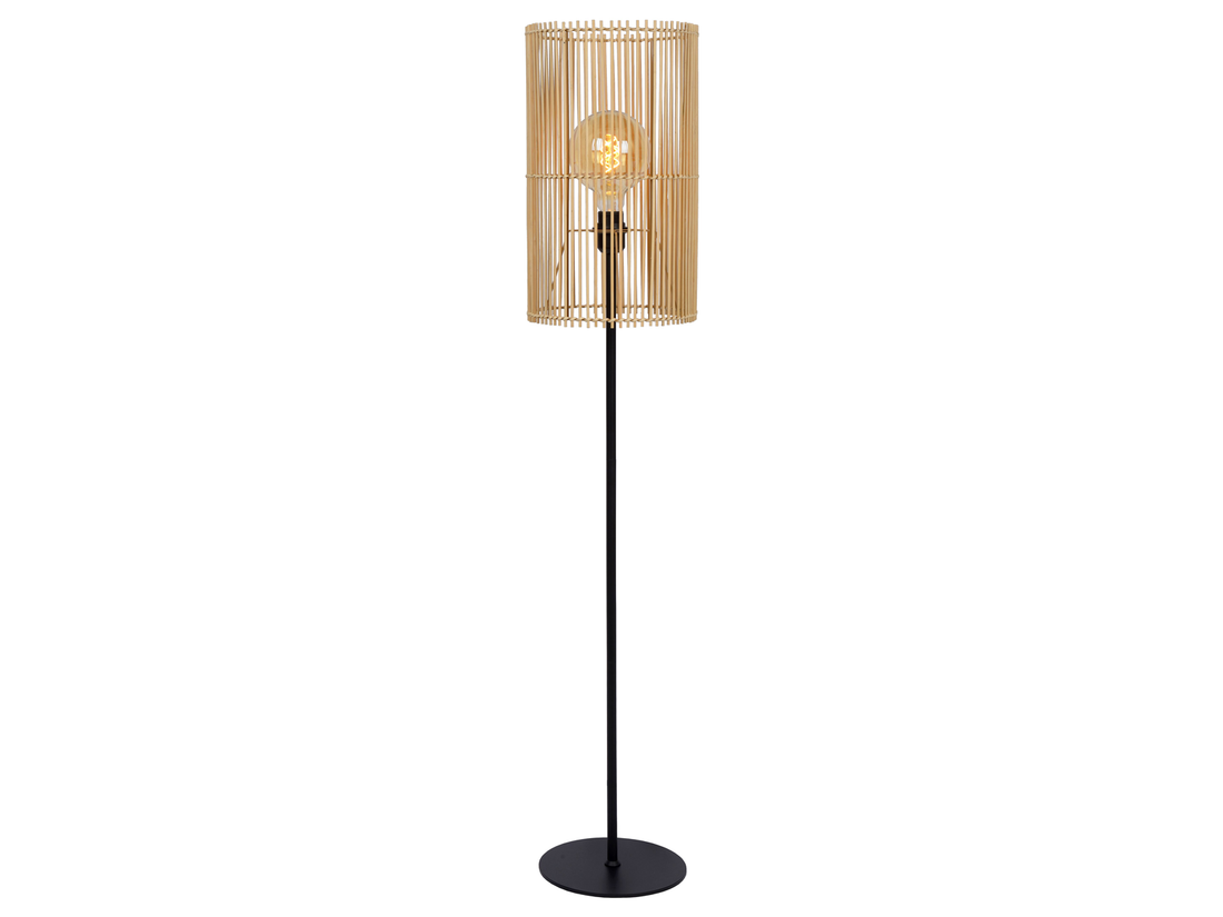 Stojací lampa Jantine, přírodní, E27, 130cm