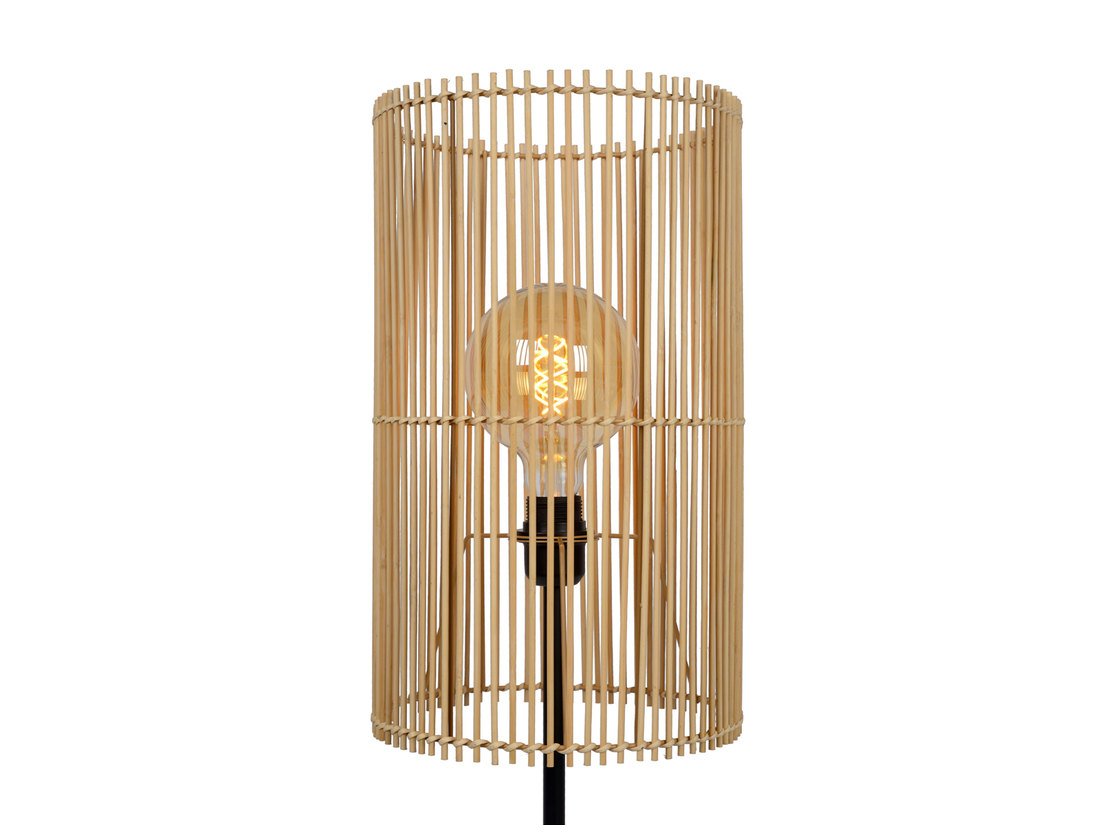 Stojací lampa Jantine, přírodní, E27, 130cm