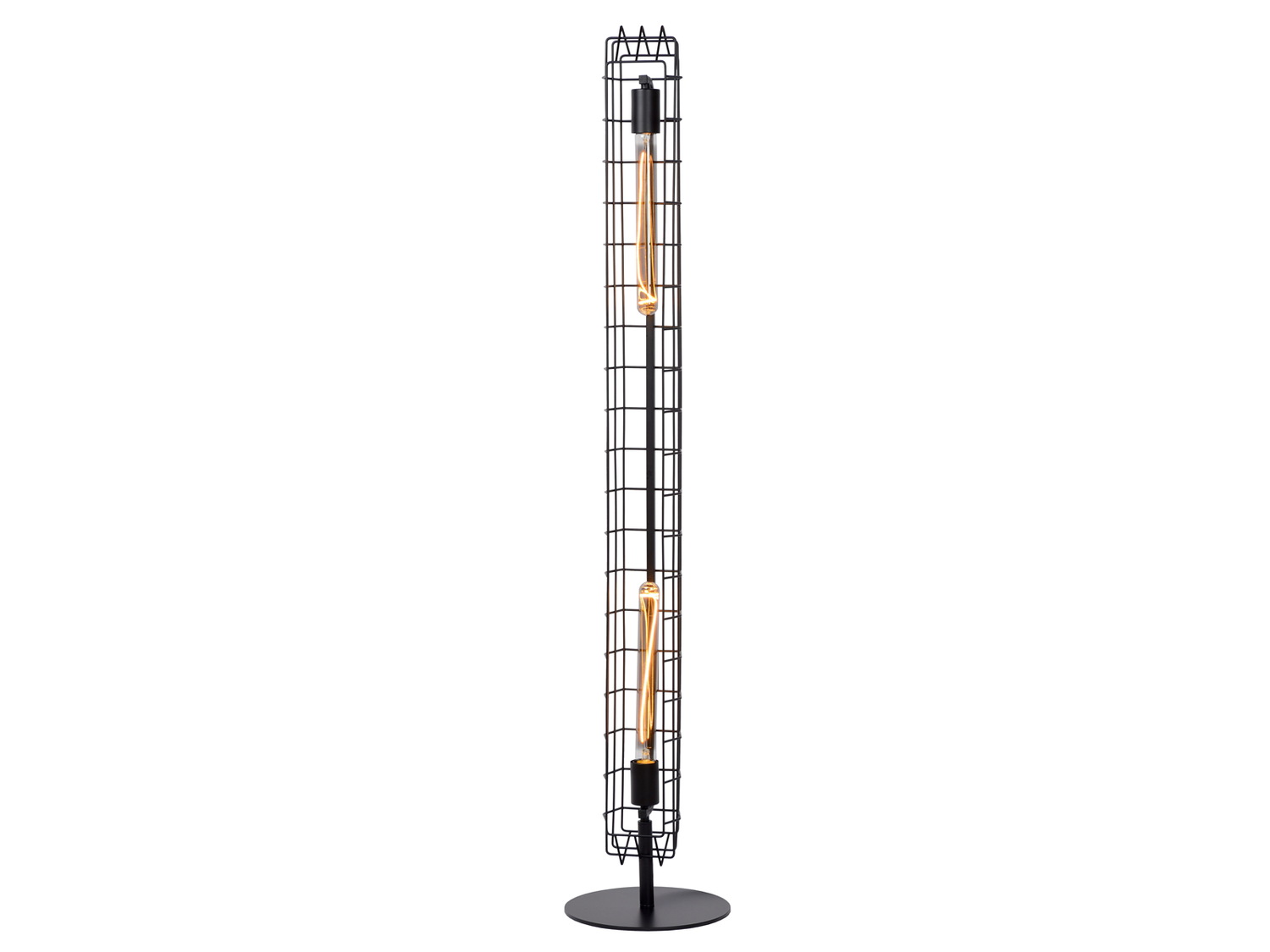 Stojací svítidlo Lattice černé, 2xE27, 131cm